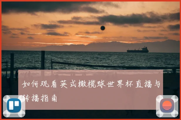 如何观看英式橄榄球世界杯直播与转播指南
